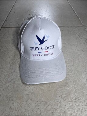 Grey Goose Berry Rouge White Logo Baseball Cap